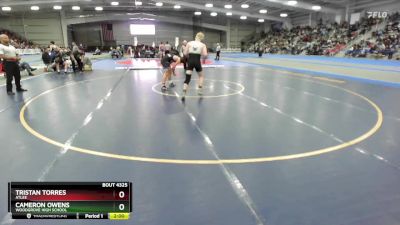 4-157 lbs Semifinal - Cameron Owens, Woodgrove High School vs Tristan Torres, Atlee