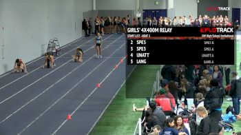 High School Girls' 4x400m Relay, Heat 1