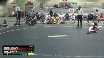 90 lbs Round 2 (6 Team) - Colton Schultz, American Gladiators vs Bobby Ruscitti, Illinois Menace