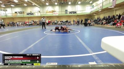 135-140 lbs Quarterfinal - Isauro(Andrew) Martinez, Rogue Warrior Wrestling vs Hunter Thiemann, Branson