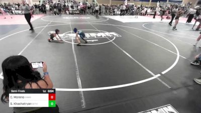 40 lbs Semifinal - Christopher Moreno, Hawkeye WC vs Samuel Khachatryan, Dethrone WC