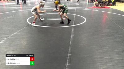 60 lbs Round Of 64 - Jarren Leidy, Southern Huntingdon vs Logan Dicken, Waynesburg