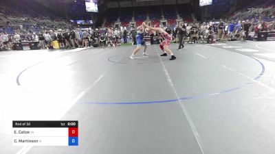 285 lbs Rnd Of 32 - Elan Catoe, Virginia vs Cooper Martinson, Iowa