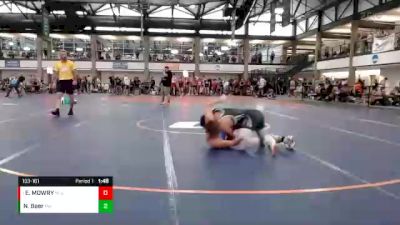 153-161 lbs Cons. Round 1 - ETHAN MOWRY, Oregon vs Nick Baer, Purler Wrestling