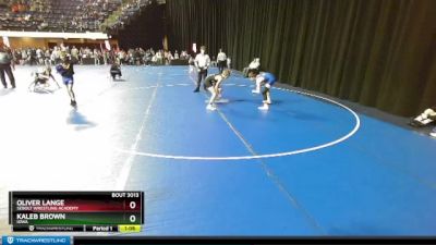 102 lbs Champ. Round 1 - Kaleb Brown, Iowa vs Oliver Lange, Sebolt Wrestling Academy