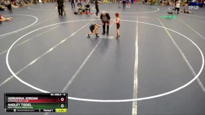 Quarterfinal - Hadley Tisdel, New Prague Wrestling vs Adrianna Jordan, Shakopee Mat Club