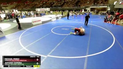 165 lbs Cons. Round 6 - Michael Perez, Firebaugh High School Wrestling vs Antonio Zamora, Ground Creatures Wrestling