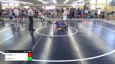 145 lbs Semifinal - Mateo Perez, Towanda vs Kamden Everly, Lewistown