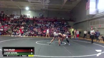 157 lbs 3rd Place Match - Carter Noehre, Colorado School Of Mines vs Ryan Wilson, Western Colorado