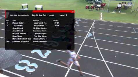 Youth Boys' 200m, Semi-Finals 7 - Age 10