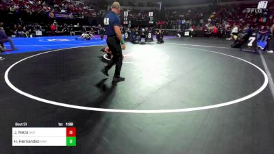 126 lbs Round Of 64 - Jesse Meza, Oakdale (SJ) vs Haden Hernandez, Marina (SS)