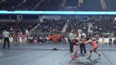 101 lbs Semifinal - Devery Kennedy, Red Devil vs Lainie Galvan, Bobcat Wrestling Club