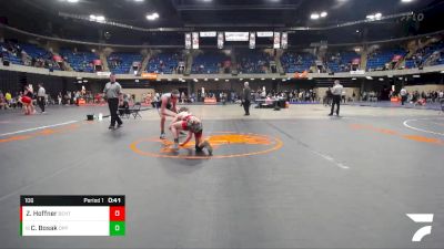 106 lbs Cons. Round 2 - Colin Bosak, DePaul Prep vs Zachary Hoffner, Bourbonnais