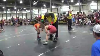 96 lbs Quarterfinals (8 Team) - Rilynn Younker, Ares vs Brody Page, American Gladiators-Blue