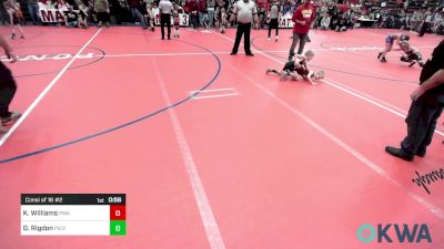 46 lbs Consi Of 16 #2 - Knox Williams, Perry Wrestling Academy vs Dawson Rigdon, Piedmont