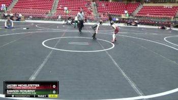 55 lbs Cons. Semi - Dawson McMurphy, Team Haysville Wrestling Club vs Jacoby Michelstetter, Team Lightning Wrestling Club