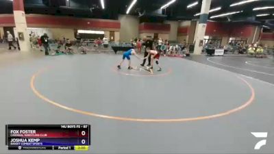 87 lbs Quarterfinal - Fox Foster, Cardinal Wrestling Club vs Joshua Kemp, Bandit Combat Sports