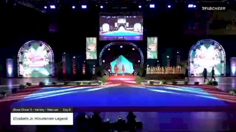 Elizabeth Jr. Minutemen-Legend [2020 Show Cheer 2 - Varsity - Medium Day 2] 2020 Pop Warner National Cheer & Dance Championship