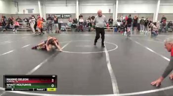 64 lbs Round 1 (4 Team) - Wyatt Moltumyr, SMWC vs Maximo Deleon, Scanlan