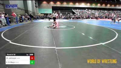 54 lbs Round Of 32 - Mazie Johnson, Vasky Bros vs Ezrianna Iniba Delos-Reys, Nakamura Wrestling