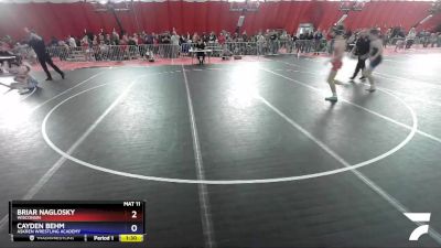 138 lbs Cons. Round 2 - Briar Naglosky, Wisconsin vs Cayden Behm, Askren Wrestling Academy