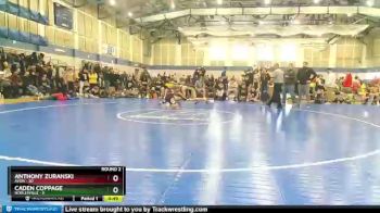 110 lbs Round 2 (4 Team) - Caden Coppage, Noblesville vs Anthony Zuranski, Avon