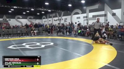 70 lbs Placement Matches (8 Team) - Greyson Zoul, Junior Terps Xtreme (MY) vs Dylan Verceles, Short Time