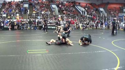 100 lbs Cons. Round 5 - Urijah Joostberns, Southwest Region Affiliated vs Cooper Raab, U.P. Power Wrestling