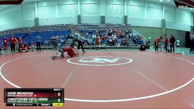 175 lbs Finals (2 Team) - Christopher Tietz-Herrera, Portage Wrestling Club vs Jamie Brundage, Dragon Wrestling Club