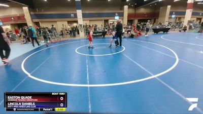 67 lbs Cons. Round 1 - Easton Quade, Warrior Trained Wrestling vs Lincoln Daniels, Katy Area Wrestling Club