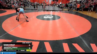 152 lbs Cons. Round 4 - Ethan Struck, Woodstock (MARIAN) vs Brendan Landau, EDWARDVILLE (HS)