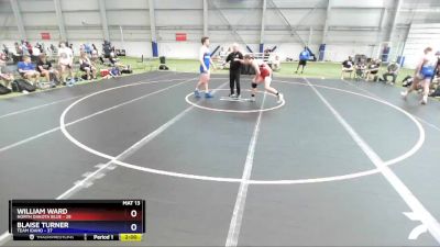 182 lbs Round 2 (6 Team) - William Ward, North Dakota Blue vs Blaise Turner, Team Idaho