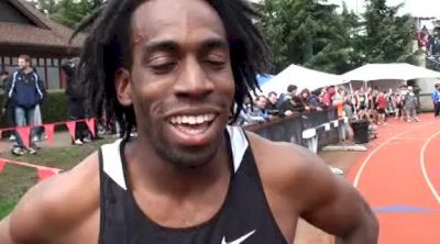 Russell Dinkins, Princeton, 2nd place men's 800 at the 2011 Stanford Invitational