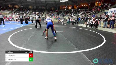 85 lbs 7th Place - Derek Orth, Sperry Wrestling Club vs Lucas Howe, Team Tulsa Wrestling Club