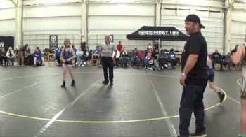 70 lbs Round 3 (4 Team) - Carter McKart, Dundee Hammers vs Teagan Hall, Attack Pack