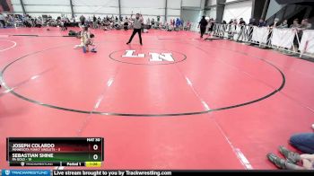 72 lbs Rd# 8- 12:30pm Saturday Final Pool - Sebastian Shine, PA Gold vs Joseph Colardo, Minnesota Funky Singlets