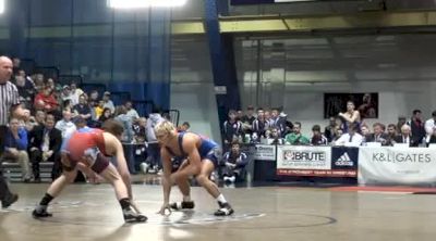 135 lbs match Travis Shaffer PA vs. Hunter Stieber USA