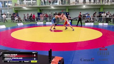 80kg Cons. Round 5 - Nikita Tsyruk, Grande Prairie WC vs Joshua Strickland, Lakehead WC