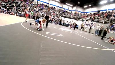 66 lbs Quarterfinal - Conley Robinson, Pawnee Peewee Wrestling vs Cooper Vansyckle, Bridge Creek Youth Wrestling