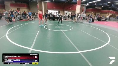 285 lbs Cons. Semi - Dallin Fabrizius, Texas vs Wilbert Martin, Righteous WC