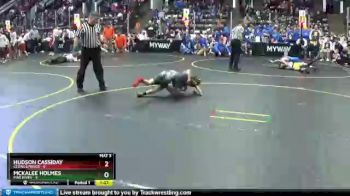 67 lbs Round 2 (4 Team) - Hudson Cassiday, Cedar Springs vs McKalee Holmes, Pine River