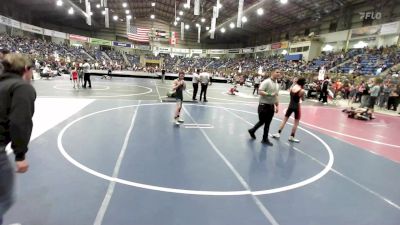 90 lbs Consi Of 32 #2 - Donavan Jaramillo, Team Grand Valley Elite vs Nathaniel Perkins, Black Fox Academy