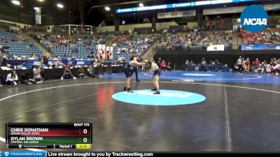 149 lbs Quarterfinal - Chris Donathan, Grand Valley State vs Dylan Brown, Central Oklahoma