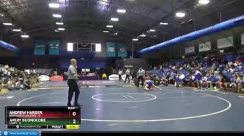 138 lbs Finals (2 Team) - Andrew Harger, Northwest Guilford vs Avery Buonocore, Laney