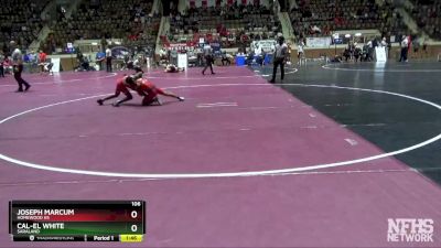 106 lbs Quarterfinal - Joseph Marcum, Homewood Hs vs Cal-el White, Saraland