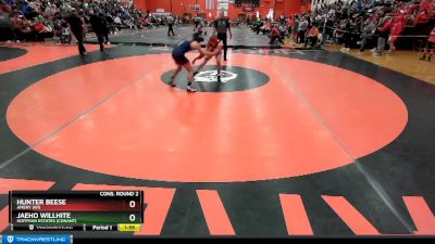 132 lbs Cons. Round 2 - Hunter Beese, AMERY (WI) vs Jaeho Willhite, Hoffman Estates (CONANT)