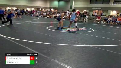 126 lbs Round 1 (6 Team) - Titus Deyoung, Brevard FCA- Island Style vs Sterling Hollingsworth, Tallahassee War Noles