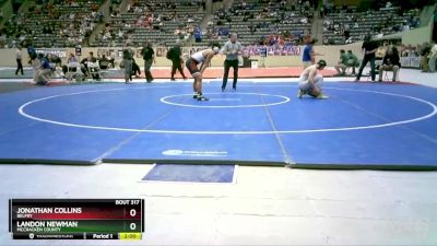 190 lbs Champ. Round 2 - Jonathan Collins, Belfry vs Landon Newman, McCracken County