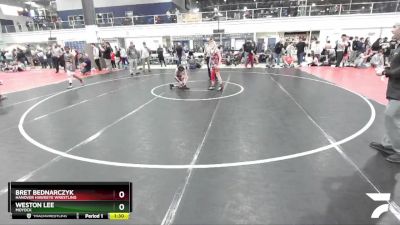 89 lbs Semifinal - Weston Lee, Moyock vs Bret Bednarczyk, Hanover Hawkeye Wrestling