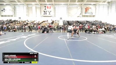 Champ. Round 1 - Jake LeSage, Cobleskill CR Dawgs vs Walter Lukasiak, WRCL Wrestling Club